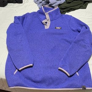 Barely worn l.l. Bean button fleece pullover